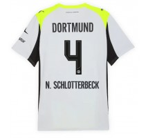Borussia Dortmund Nico Schlotterbeck #4 Koszulka Wyjazdowa 2025-26 Krótki Rękaw